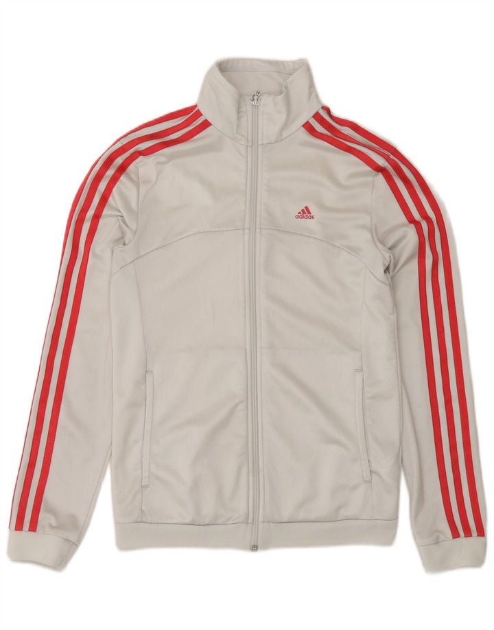 Adidas Veste de survêtement pour femme UK 4/6 XS Blanc Polyester