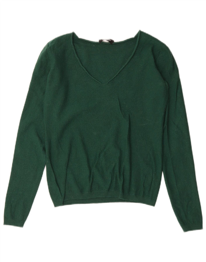 Max & Co. Pull col en V pour femme UK 10 Petit Vert