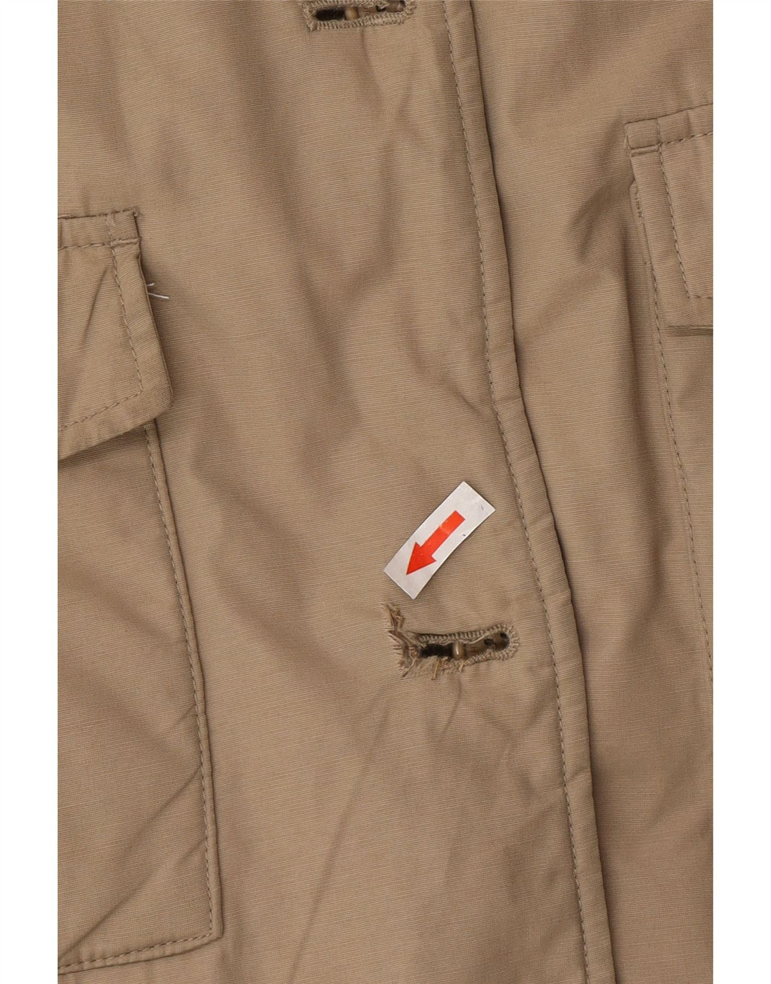 Woolrich Veste utilitaire à capuche pour fille 11-12 ans Beige