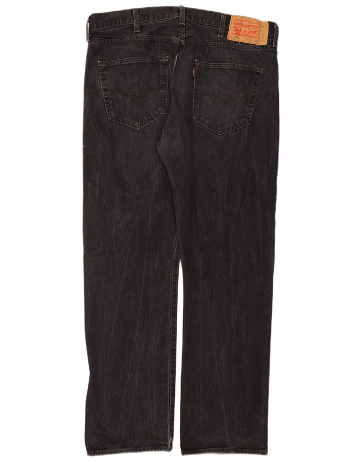 LEVI'S Jean Droit 501 Homme W38 L32 Noir Coton