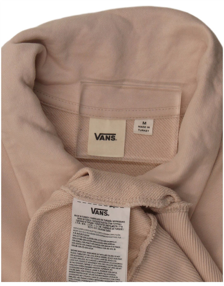 Vans Sweat-shirt à col polo pour homme en coton rose moyen