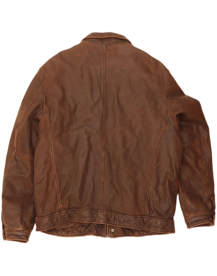 Conbipel Veste en Cuir Homme IT 58 2XL Cuir Marron