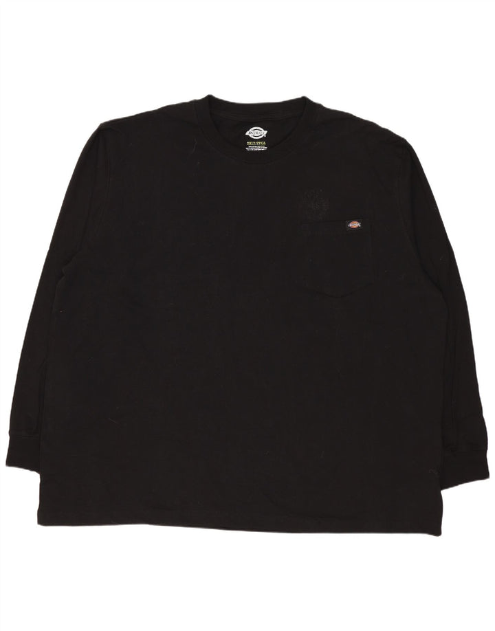 Dickies Haut à manches longues pour homme en coton noir 2XL