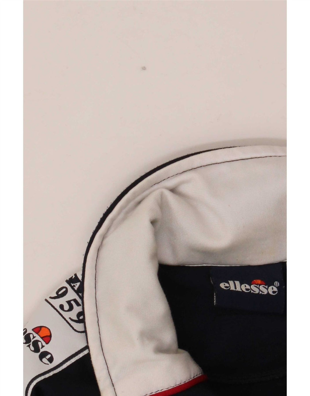 Ellesse Veste de survêtement graphique pour hommes, grande taille, bleu marine, colour block