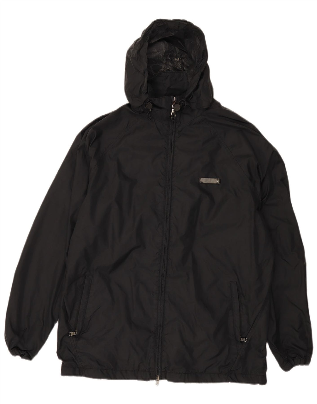 Champion Veste de pluie à capuche pour homme UK 36 Small Noir Polyamide