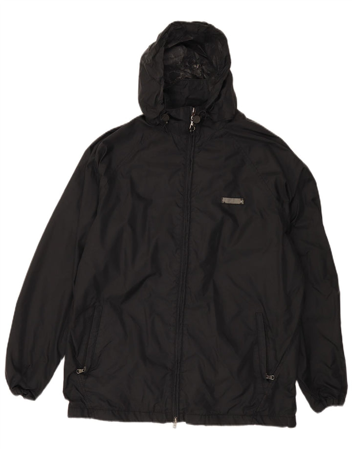 Champion Veste de pluie à capuche pour homme UK 36 Small Noir Polyamide