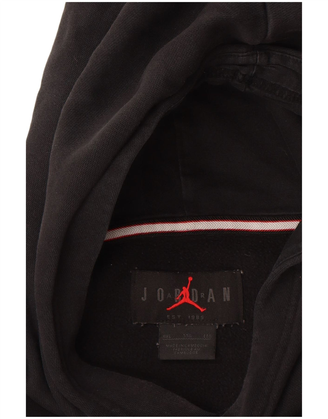 Jordan Pull à capuche pour homme 2XL en coton noir
