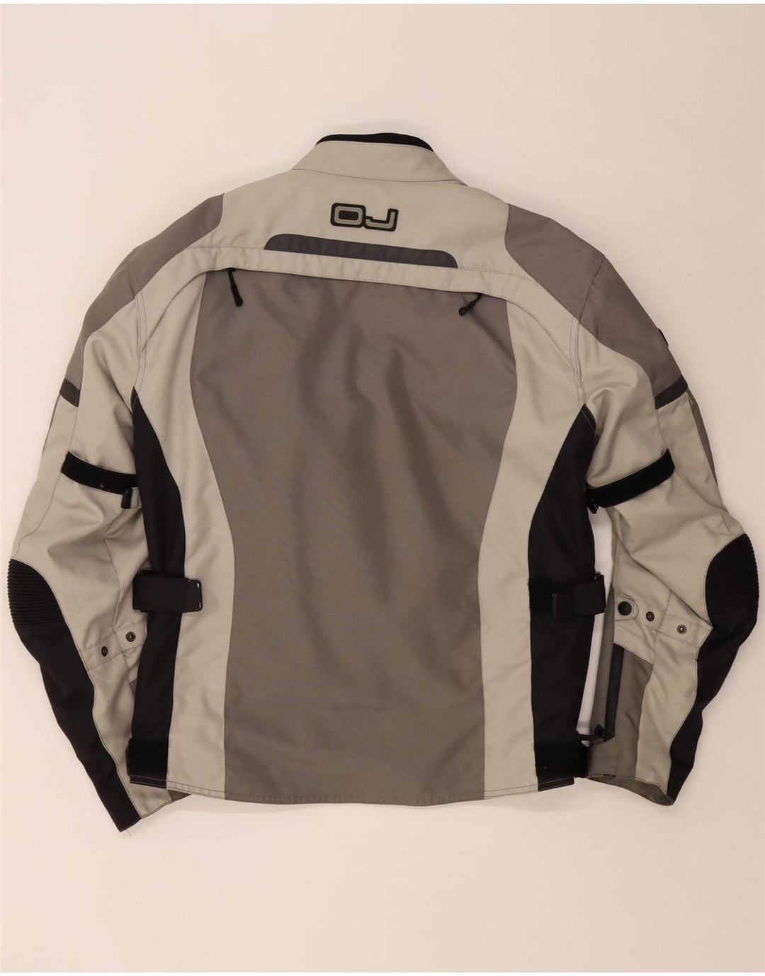 OJ Atmosfere Veste bomber graphique pour homme UK 40 Large Gris Colorblock