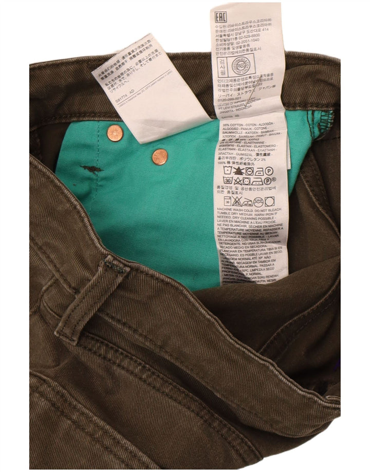 Levi's Jean Slim 511 Homme Vert W28 L26 Coton