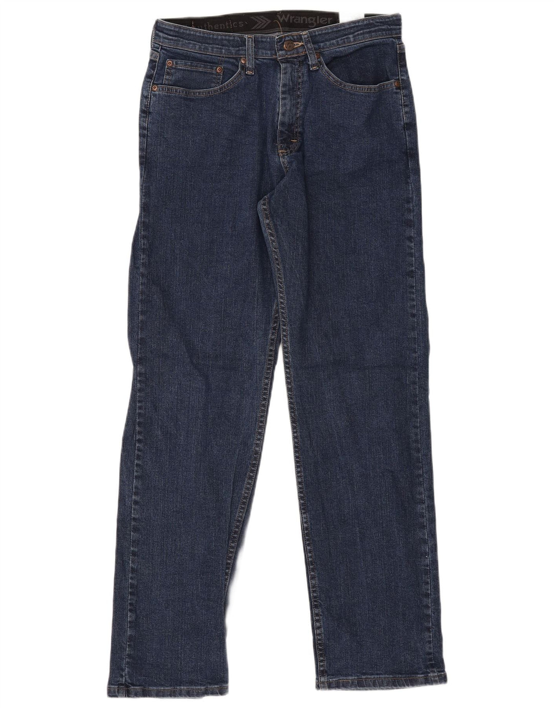 WRANGLER Jean droit homme W30 L32 bleu coton