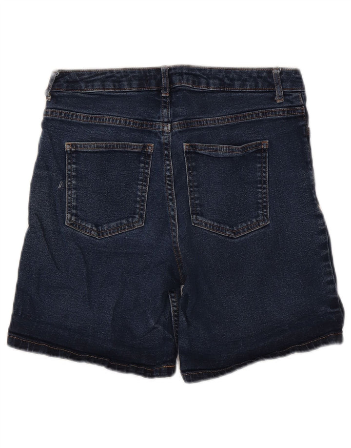 Marks & Spencer Short en jean pour femme UK 8 Small W28 Bleu Coton