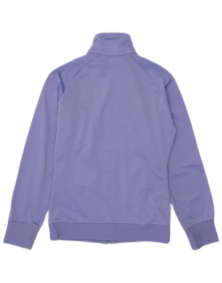 Kappa Veste de survêtement pour femme UK 14 Large Violet Colourblock Polyester