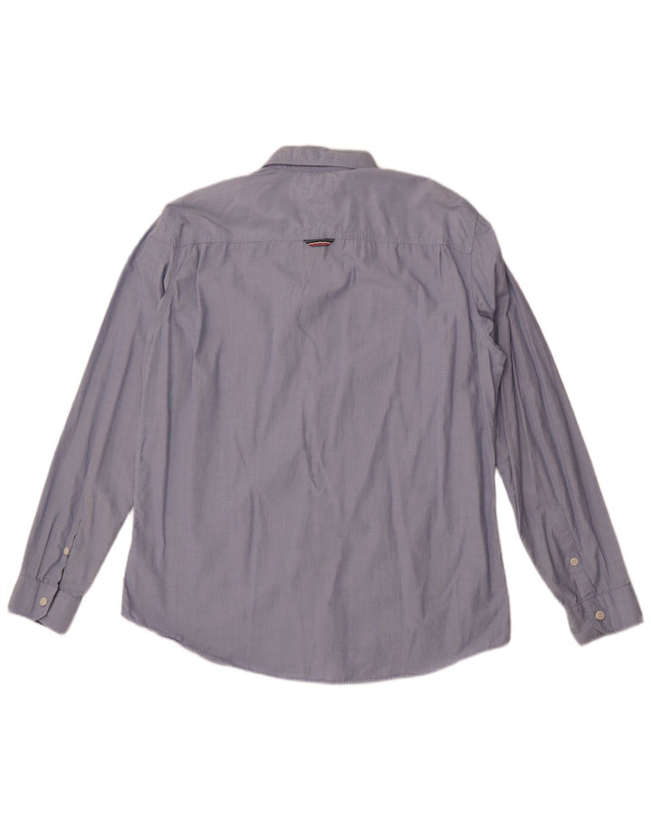 Tommy Hilfiger Chemise Regular Fit Homme Bleu Coton