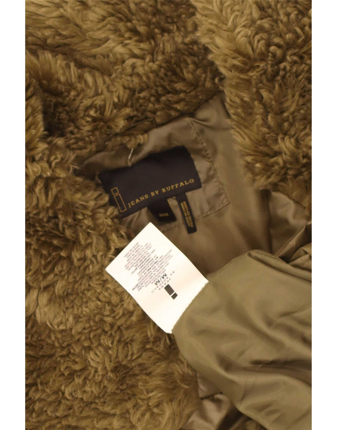 Buffalo Veste matelassée pour femme UK 12 Medium Kaki Polyester