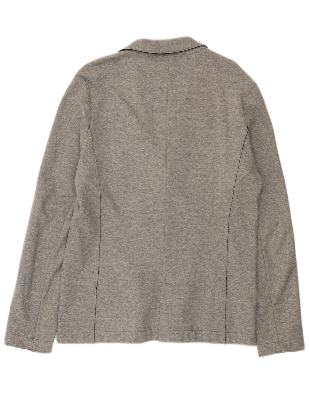 Hugo Boss Veste blazer à 2 boutons pour homme UK 40 Large Gris Coton
