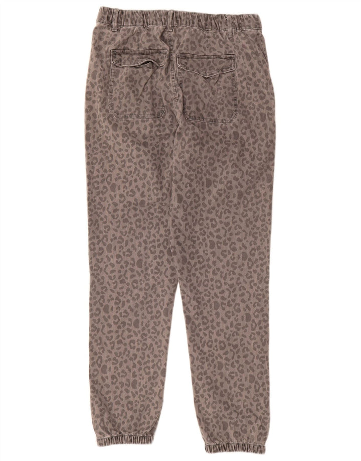 Marks & Spencer Pantalon Chino Femme UK 12 Moyen W30 L28 Gris