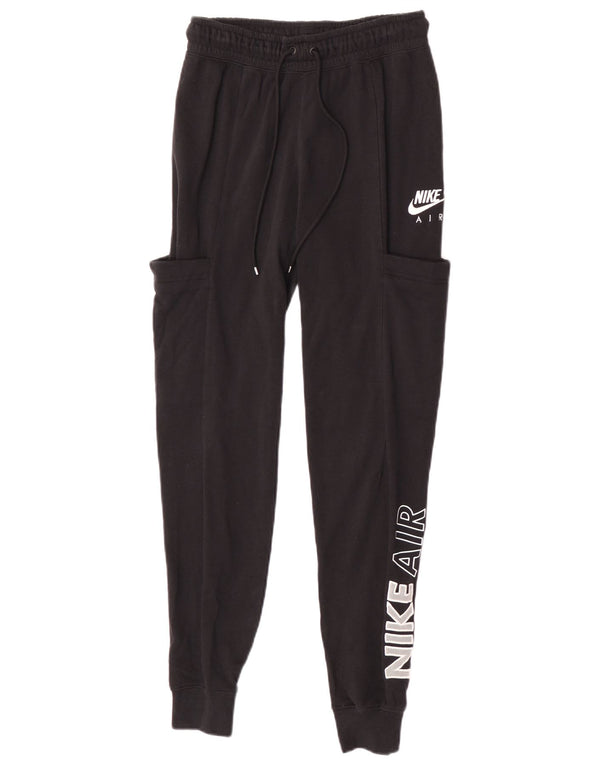 Nike Pantalon de survêtement graphique pour femme Joggers UK 6 XS Gris Coton