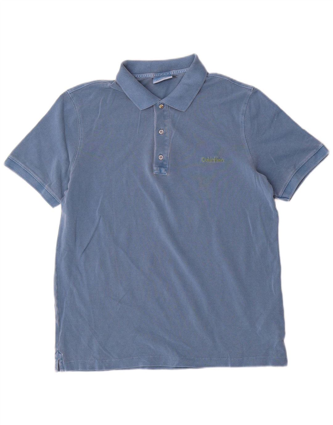 Calvin Klein Polo Homme Bleu Moyen Coton