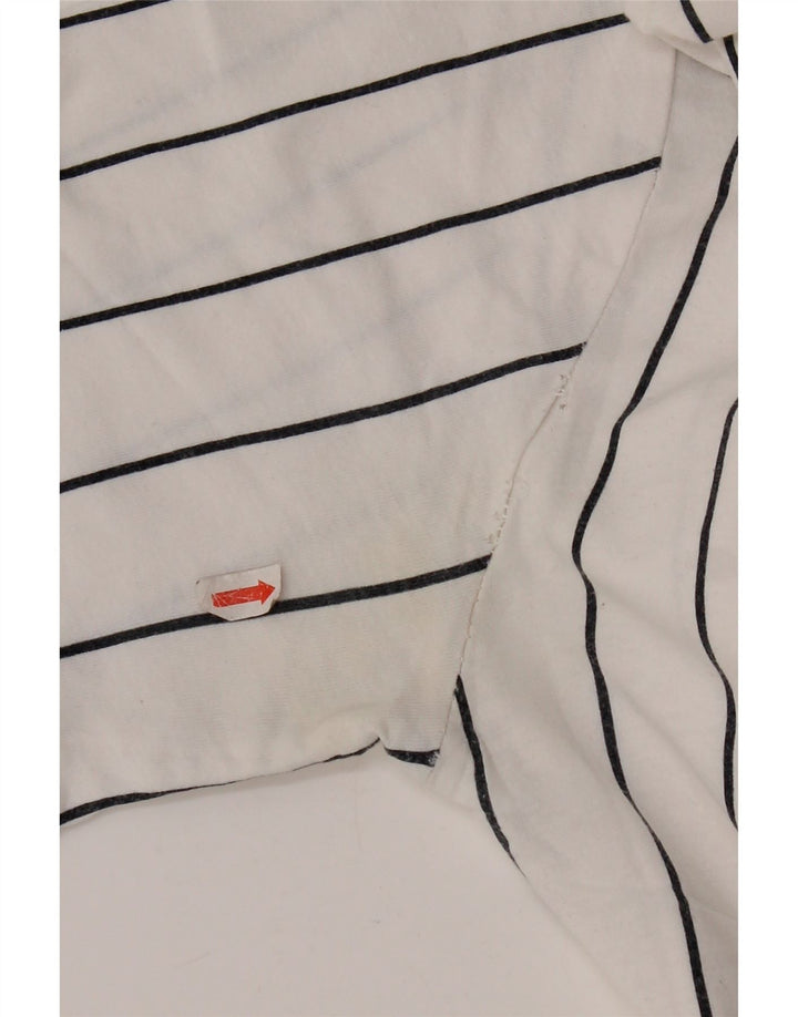 Karl Kani T-shirt graphique pour homme Petit blanc rayé