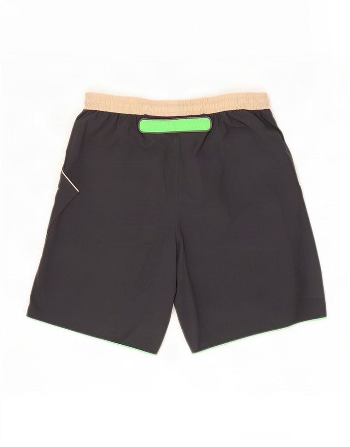 Lotto Short de Sport Homme Gris Moyen Colourblock