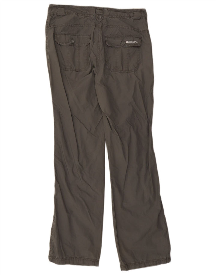 MOUNTAIN WAREHOUSE Pantalon décontracté droit pour femme UK 8 Small W27 L30 Gris