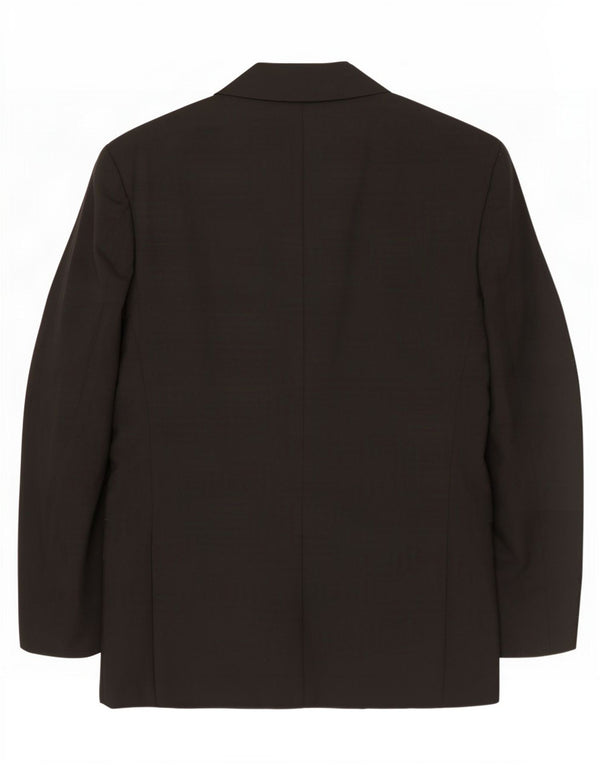 Marks & Spencer Veste blazer longue à 2 boutons pour homme UK 44 XL Noir Polyester