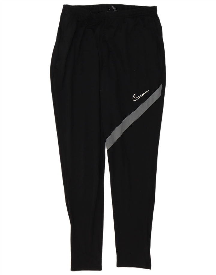 Nike Pantalon de survêtement Dri Fit pour homme Taille L en polyester color block noir