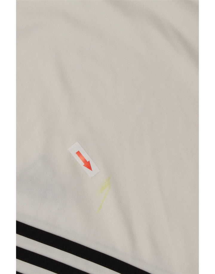 Adidas Short de sport Climalite pour homme Petit Blanc Polyester