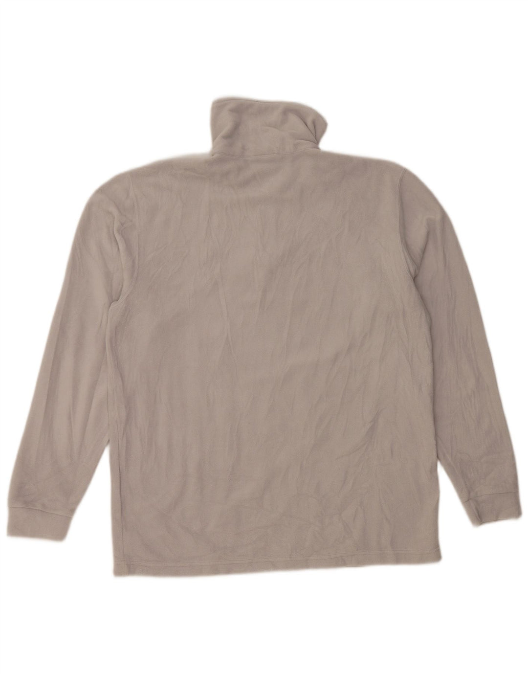Champion Pull polaire à col zippé pour homme Taille L Gris Polyester