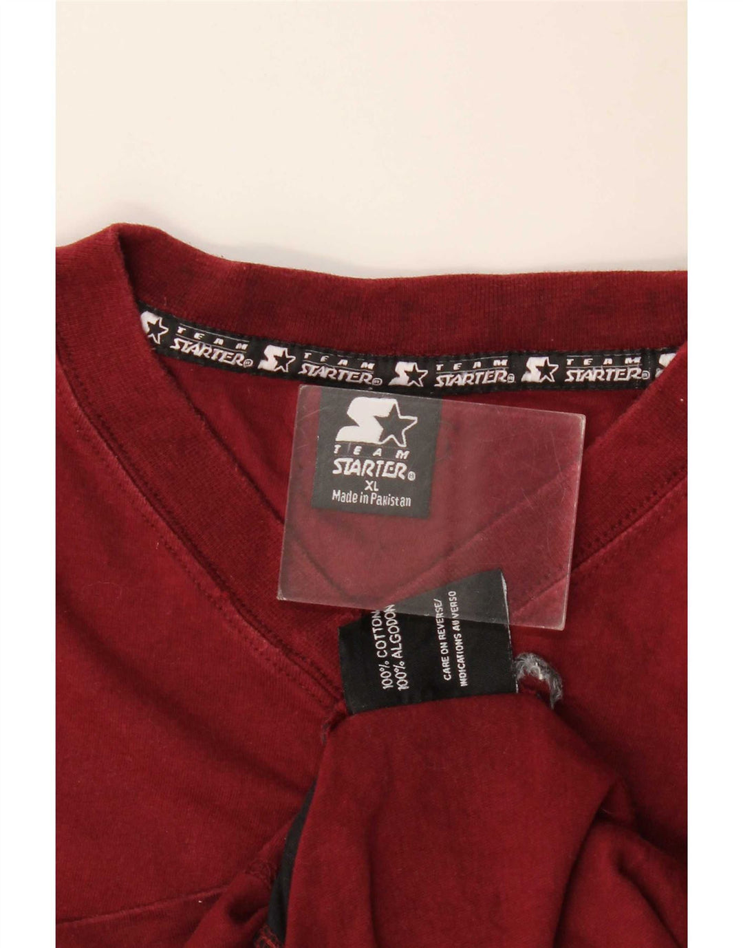 Débardeur Homme Starter XL Coton Bordeaux