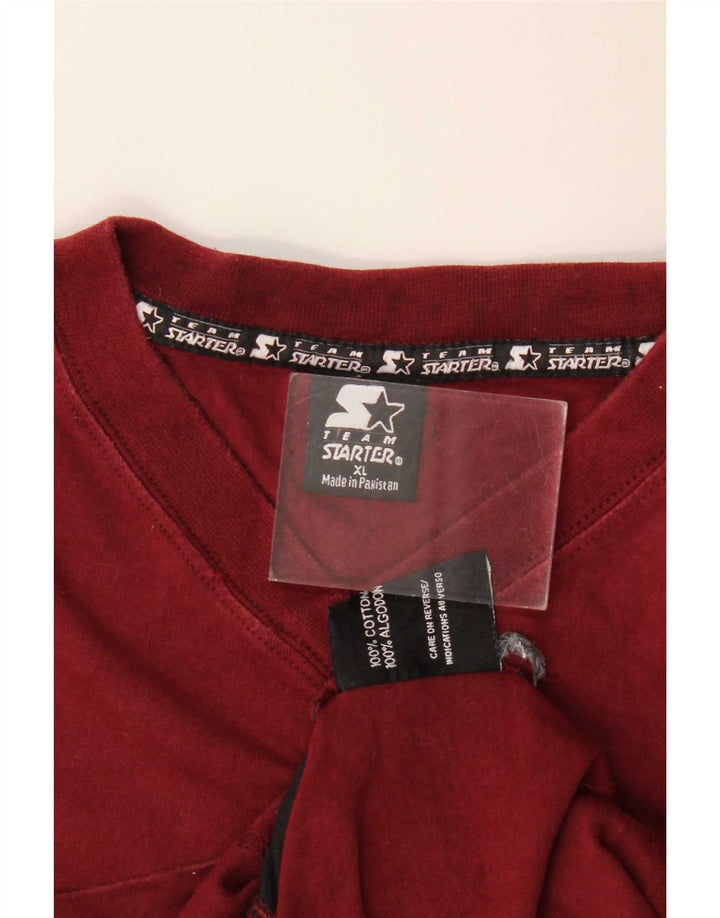 Débardeur Homme Starter XL Coton Bordeaux