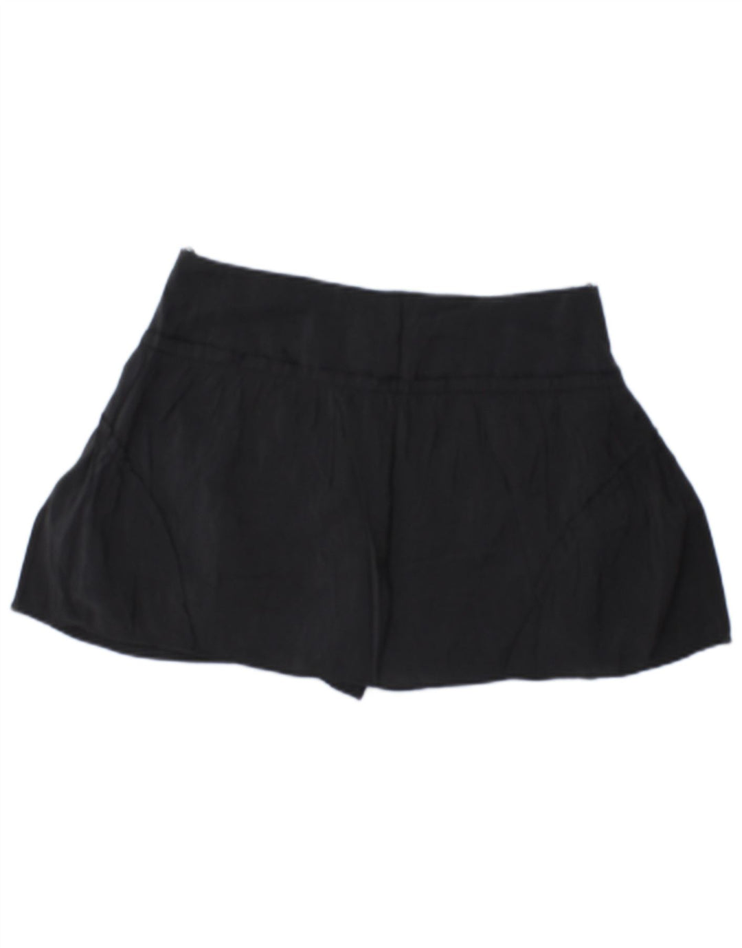 ZARA Mini jupe-short pour femme UK 12 Medium Noir