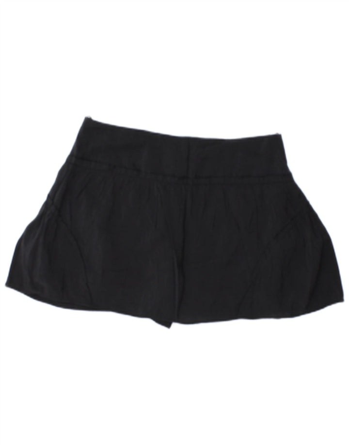 ZARA Mini jupe-short pour femme UK 12 Medium Noir