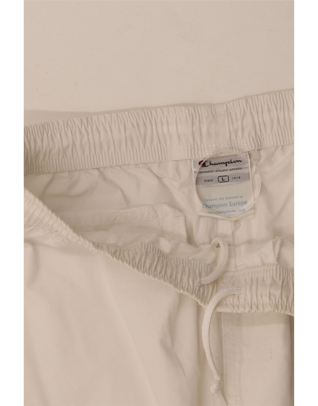 CHAMPION Pantalon de Survêtement Capri Homme Large Blanc Coton