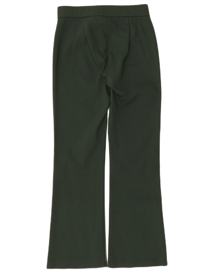 Pantalon décontracté bootcut femme ZARA petit W26 L25 coton vert