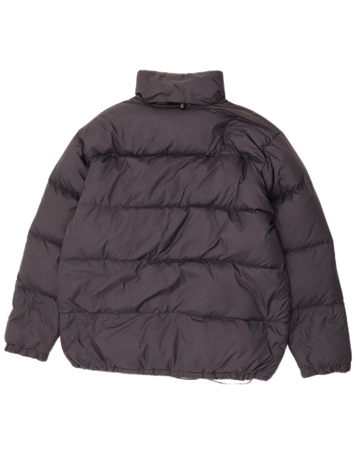 SALEWA Veste matelassée à capuche pour hommes UK 40 Large Bleu Marine Polyamide