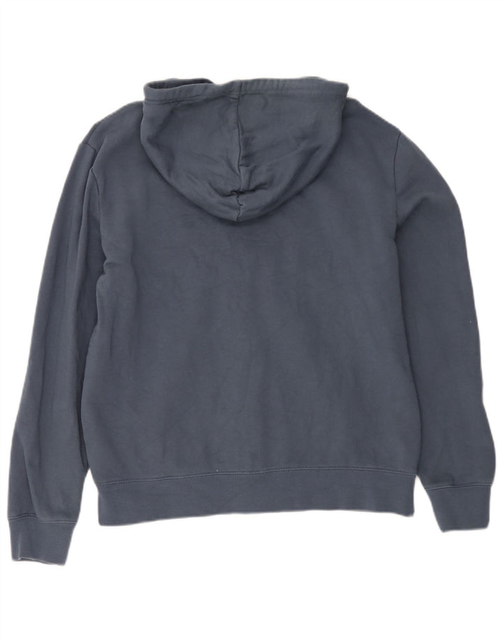 Marks & Spencer Pull à capuche zippé pour homme en coton bleu marine moyen