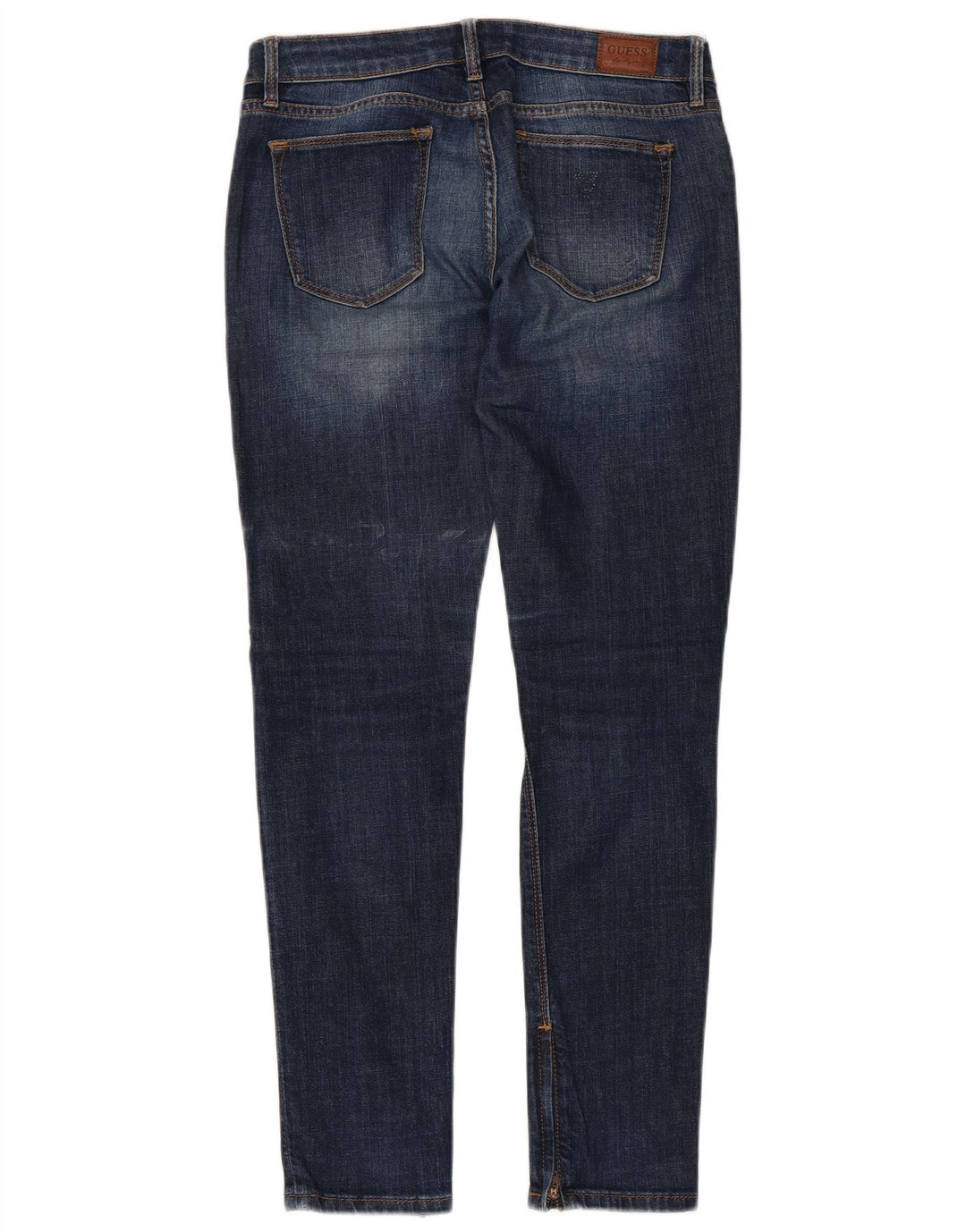 GUESS Femme Beverly Skinny Jeans W27 L29 Bleu Coton