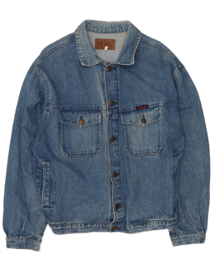 BILLY JEANS Veste en Jean Homme IT 48 Bleu Moyen Coton
