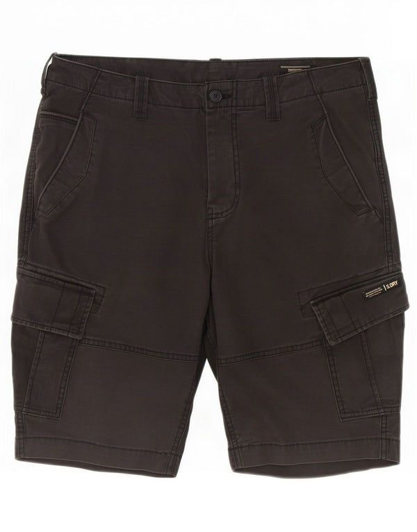 Superdry Short Cargo W34 Large Gris Coton Homme