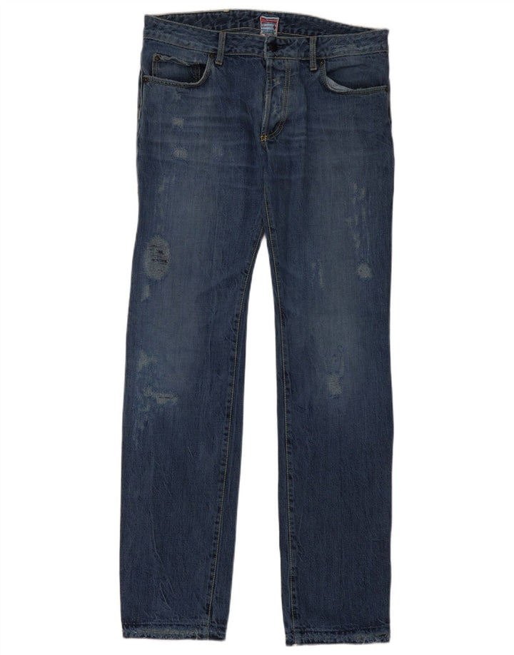 Zu Elements Jean droit vieilli femme W32 L35 coton bleu