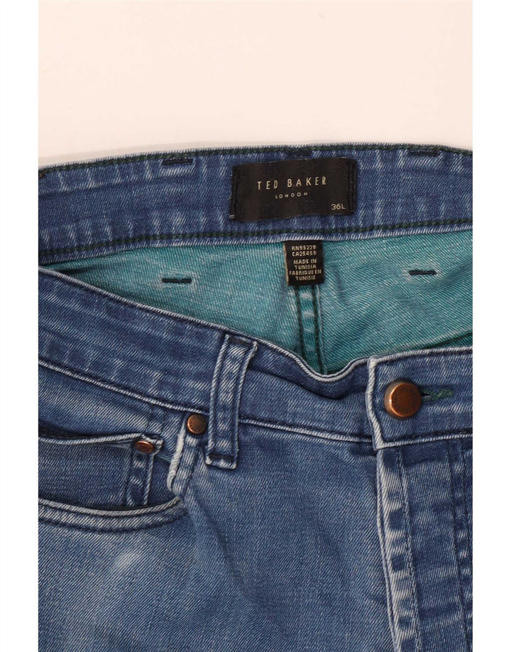 Ted Baker Jean Slim Homme W36 L33 Bleu