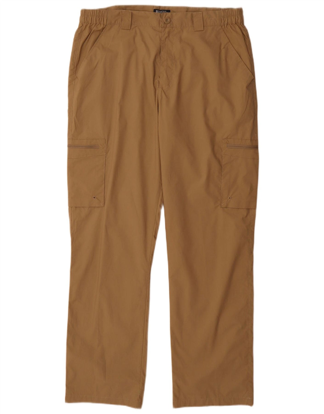 Mountain Warehouse Pantalon cargo droit pour homme W34 L33 Marron Polyester