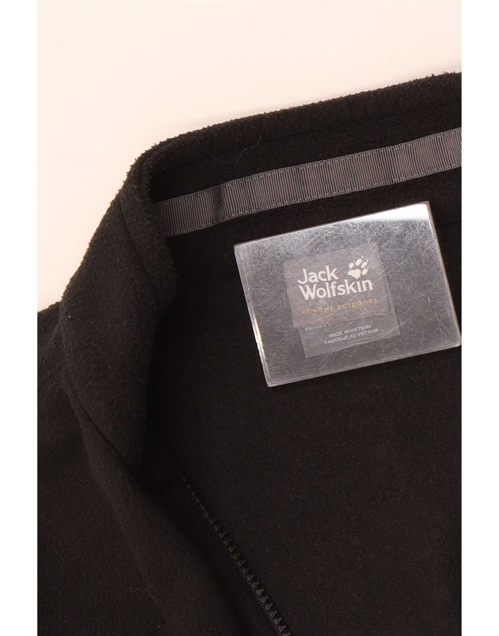 Jack Wolfskin Veste polaire pour homme UK 36/38 Small Noir Polyester