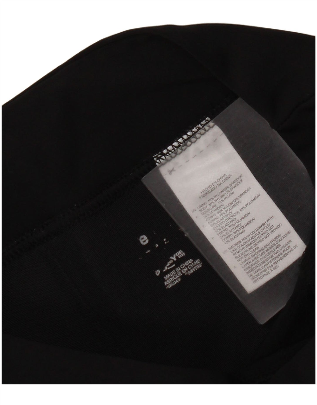 Reebok Pantalon Capri Femme W28 L19 Nylon Noir