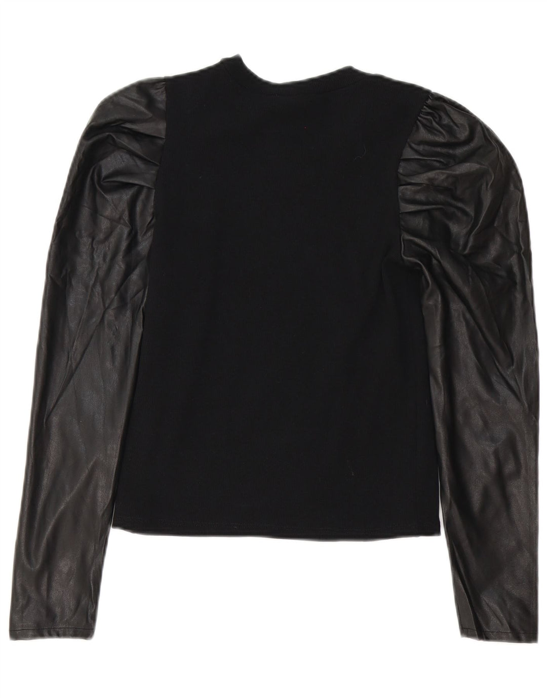 Zara Chemisier à manches longues pour femme UK 12 Noir moyen Polyester