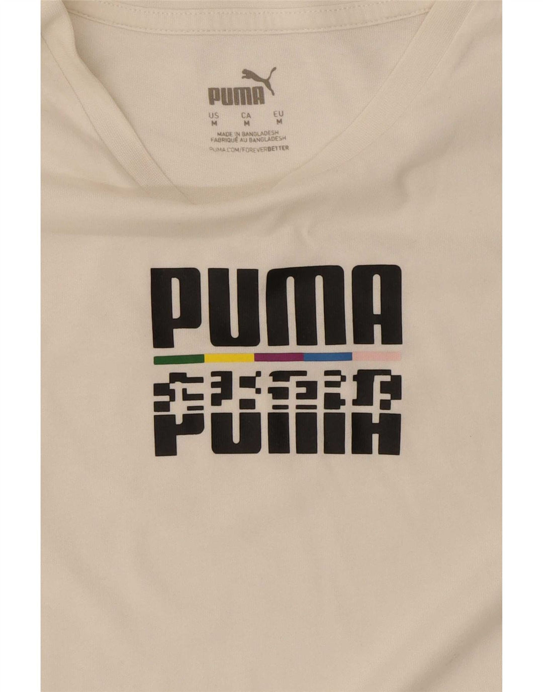 Puma Tee-Shirt Graphic Homme Blanc Moyen