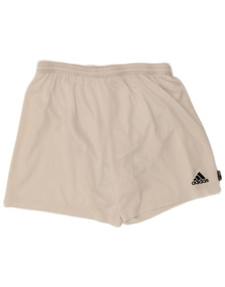 Adidas Short de sport Climalite pour homme 2XL Blanc Polyester