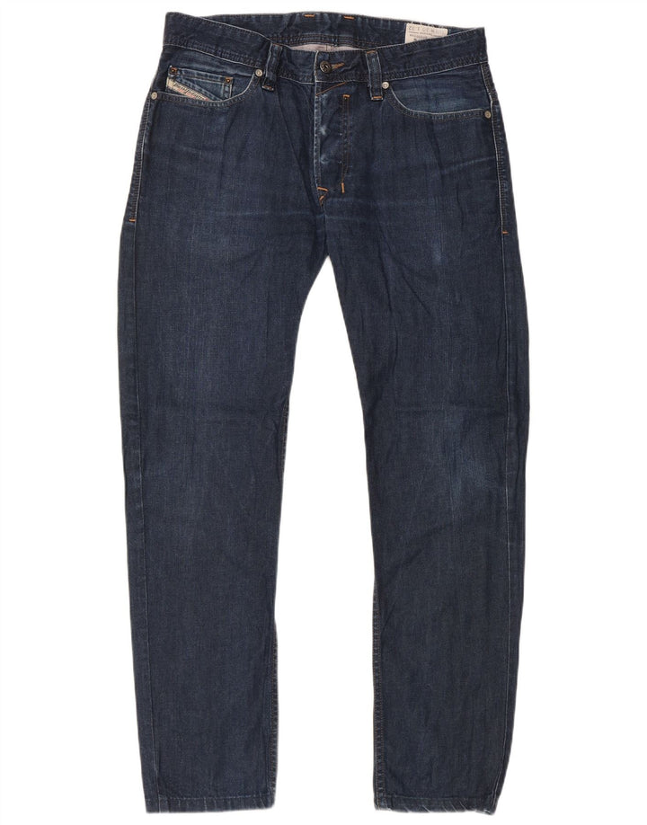 Jean Slim Homme Diesel W30 L30 Bleu Marine Coton