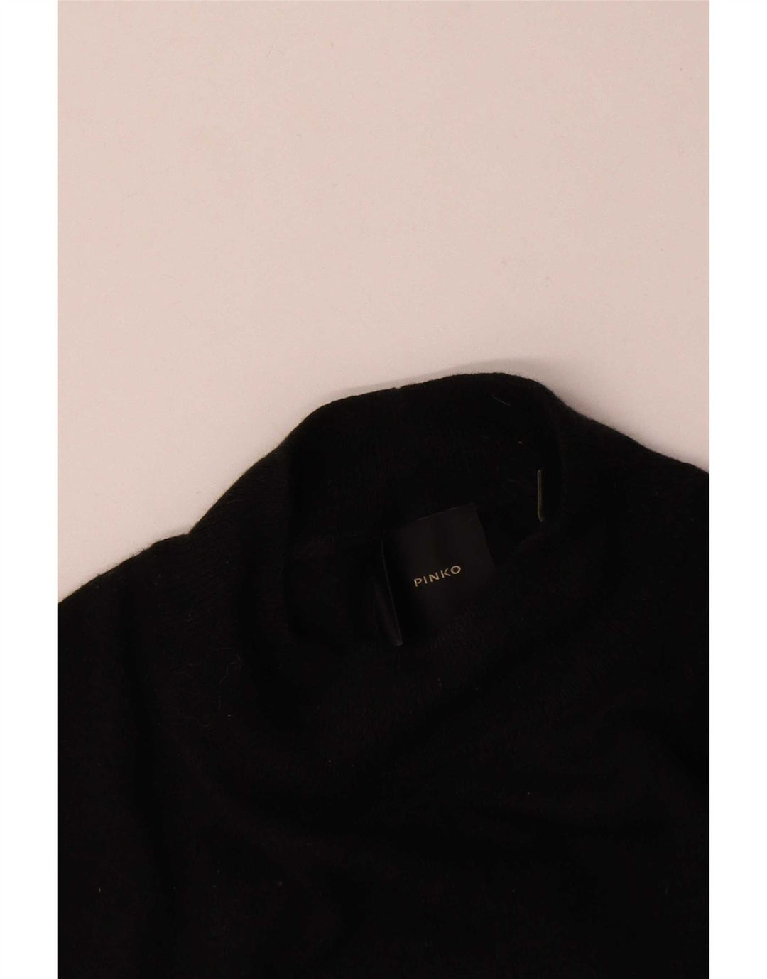 Pinko Pull col roulé pour femme UK 12 Medium Noir Géométrique
